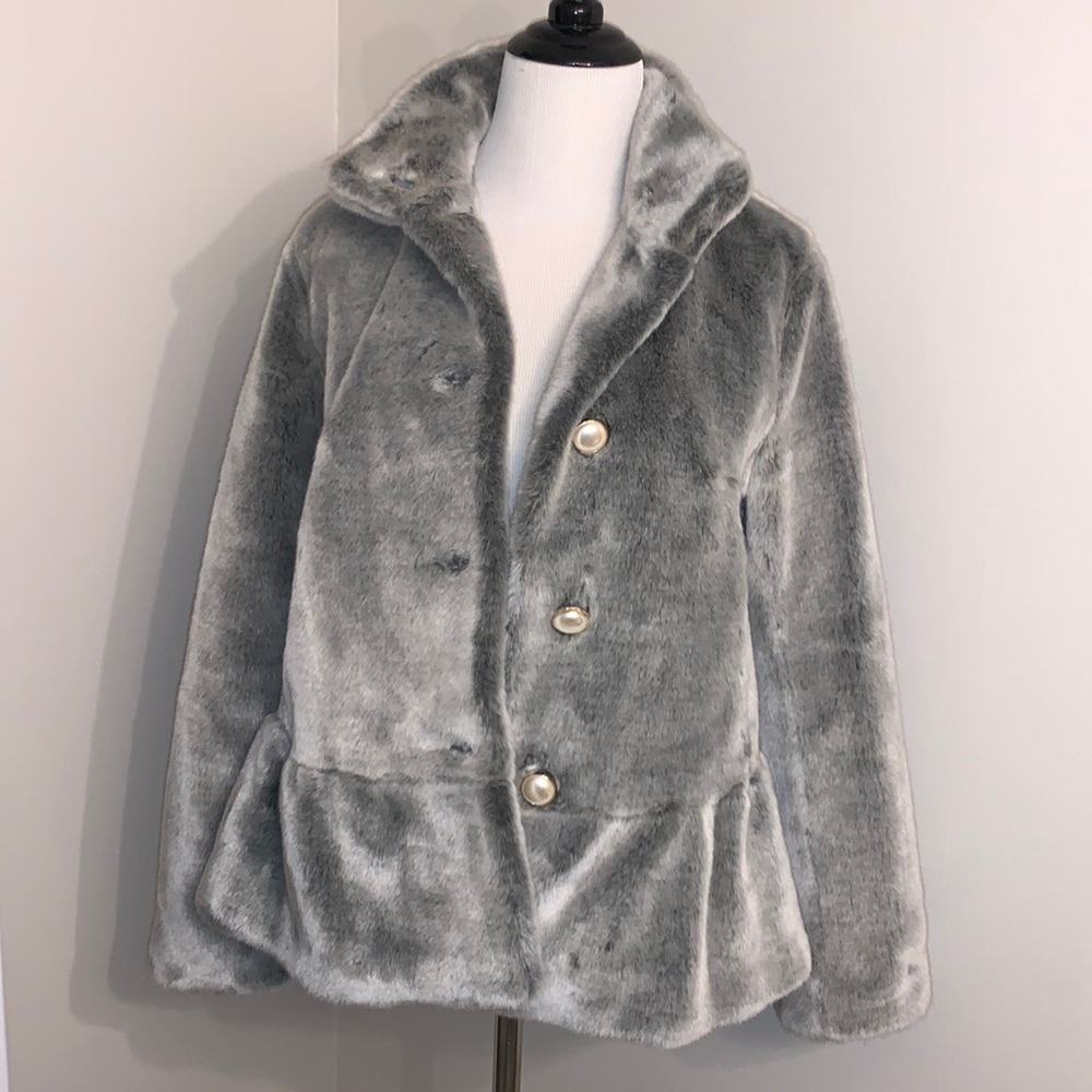 NWOT | Kate Spade Faux Fur Coat